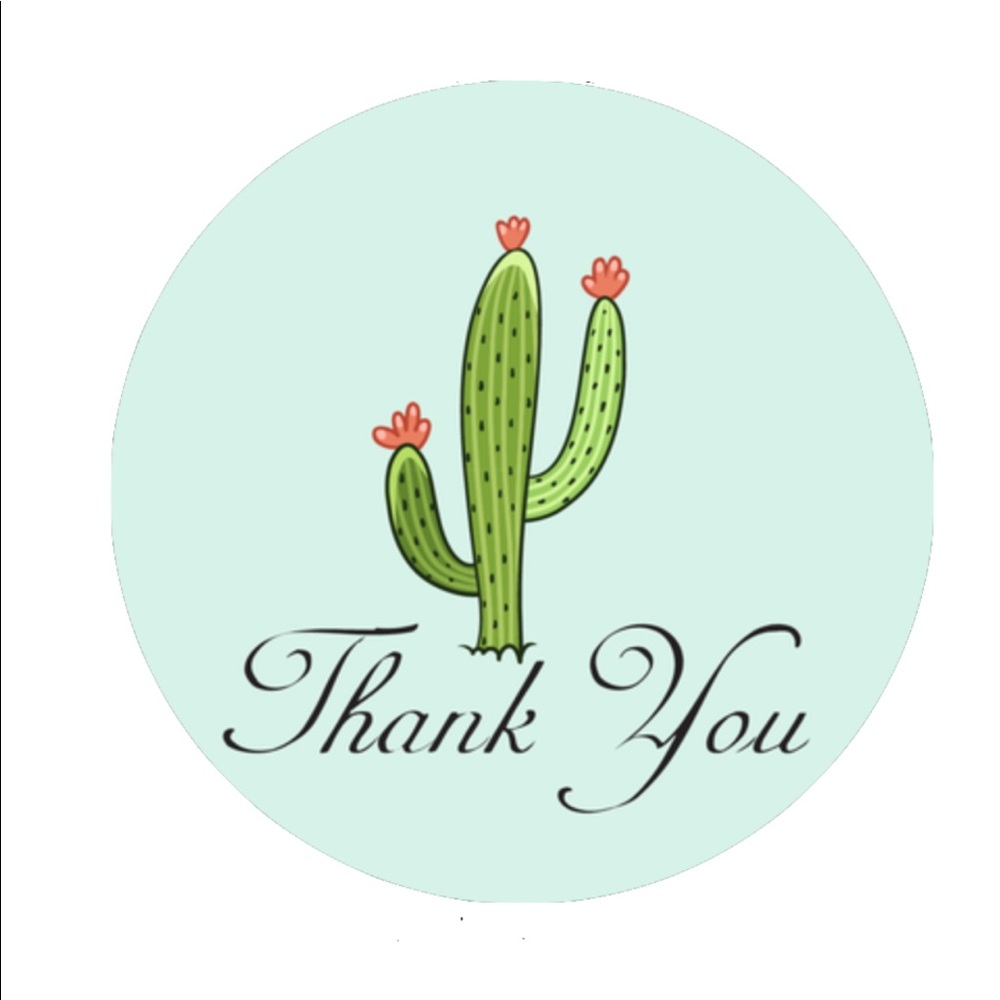 60 2.5” Cactus Green Stickers CLEARANCE - Picture 6 of 6